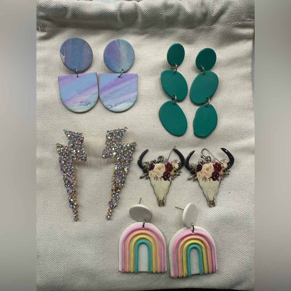 Colorful Earrings Set
